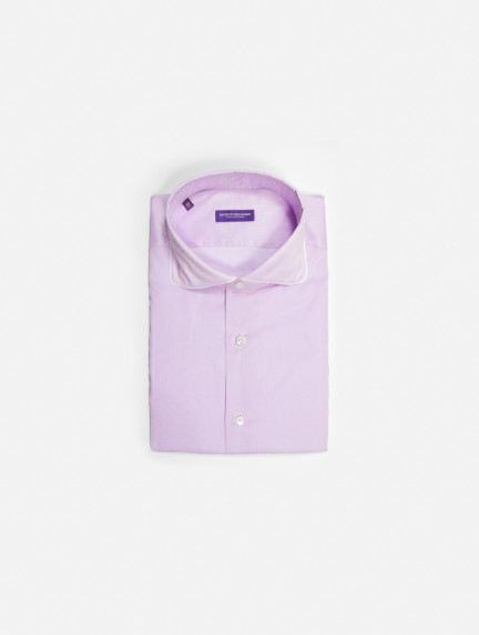 Patrick Hellmann CollectionPink Shirt Rounded White-Lined Collarimage551
